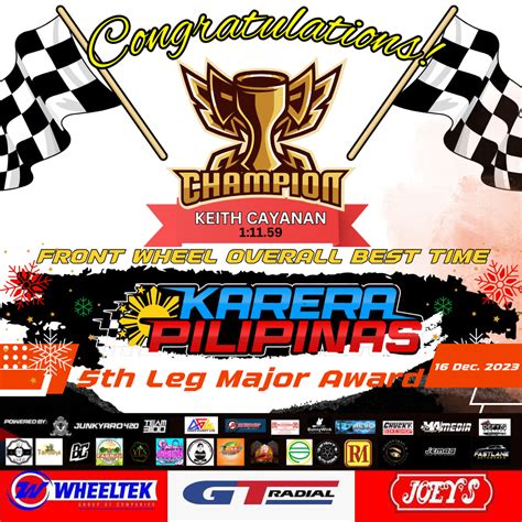 karera pilipinas results